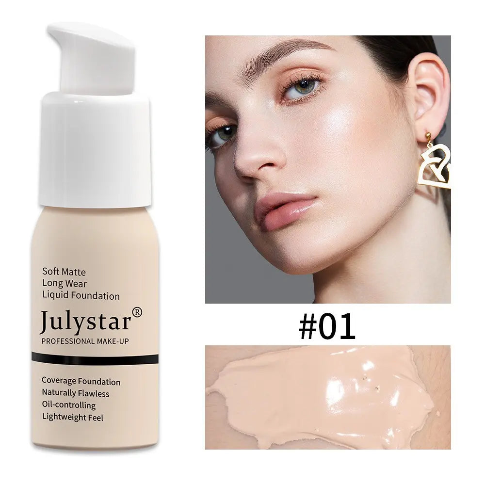 Eye Concealer - 24-Hour Long-Lasting, High-Coverage Matte Finish, Korean Pressed Powder Foundation, for a Flawless Complexion.